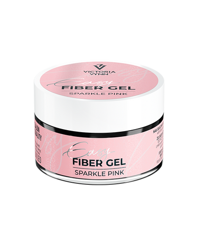EASY FIBER GEL Sparkle Pink 15ml