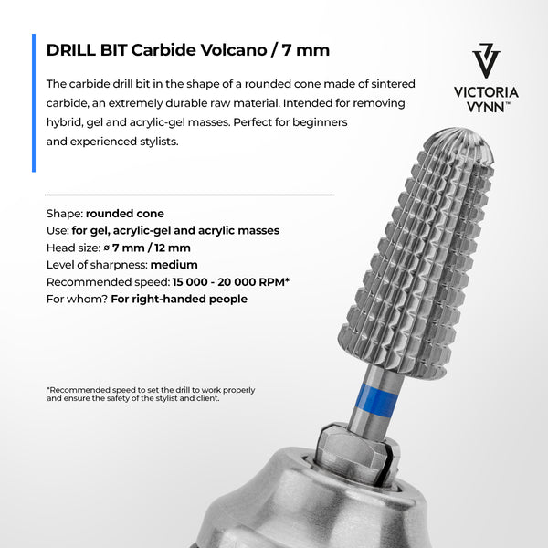 DRILL BIT Carbide Volcano / 7mm Victoria Vynn