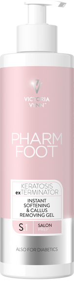 KERATOSIS exTERMINATOR - INSTANT DEEP SOFTENING  & CALLUS REMOVING GEL 400ml PHARM FOOT VICTORIA VYNN