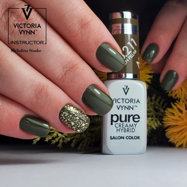 Victoria Vynn Pure Creamy Hybrid 211 Green Pillar 8ml