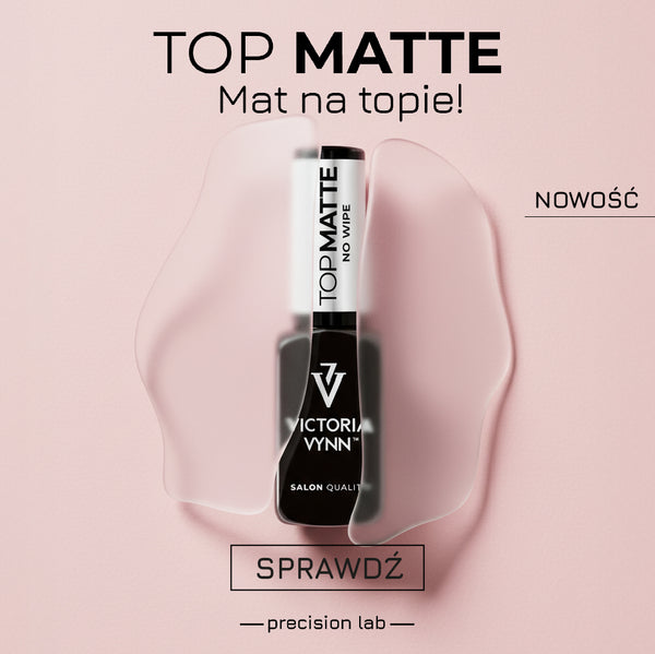 Gel Polish Top Matte No Wipe 8ml