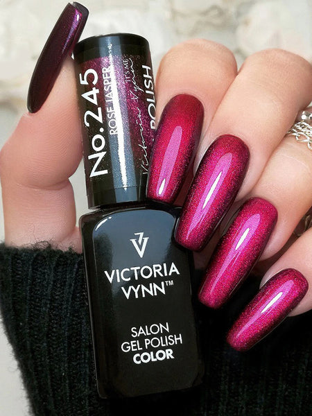 Victoria Vynn Gel Polish Color Stone Cat Eye Rose Jasper 245 8ml