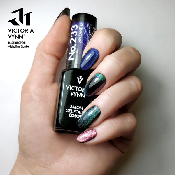 Victoria Vynn Gel Polish Color Stone Cat Eye Kyanite 234 8ml