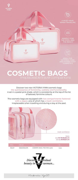 COSMETIC BAGS, TWO-PACK VICTORIA VYNN
