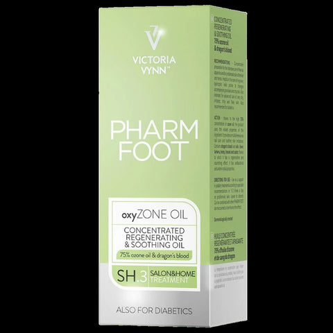 PHARM FOOT oxyZONE OIL /15ml

CONCENTRATED REGENERATING &amp; SOOTHING OIL 75% ozone oil and dragon`s blood&nbsp;