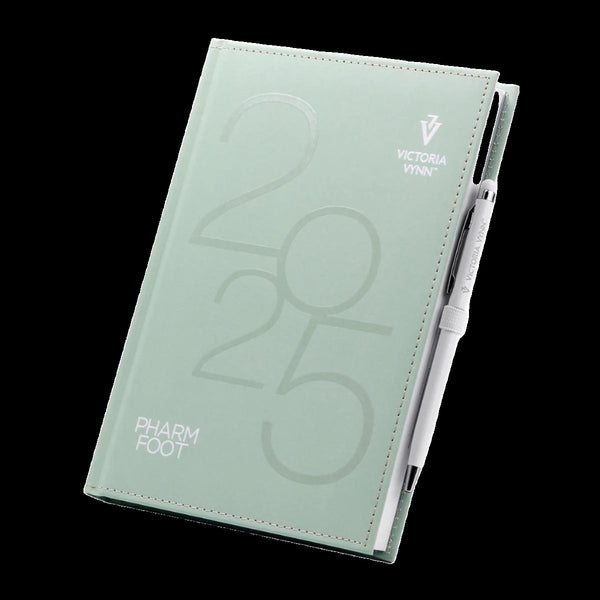 Victoria Vynn, Pharm Foot PLANNER BOOK 2025 A5 en/pl/fr/es, green

CALENDAR 2025