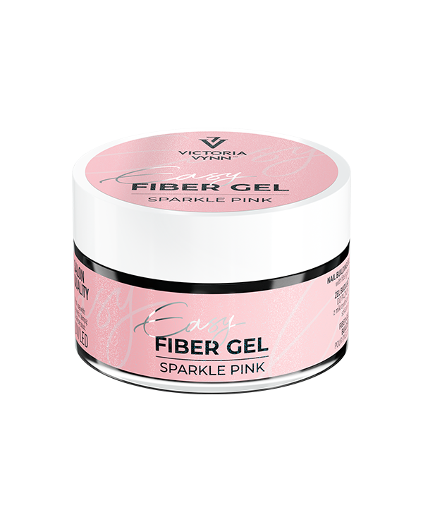 EASY FIBER GEL Sparkle Pink 15ml