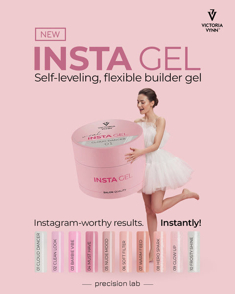 INSTA GEL 01 Cloud Dancer, 40ml