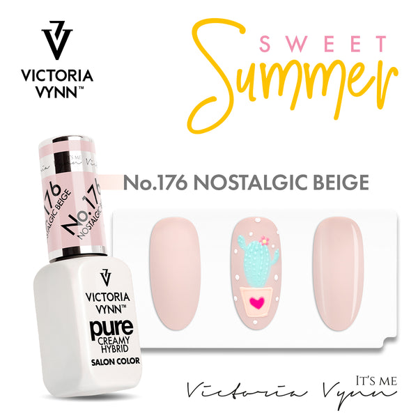Victoria Vynn Pure Creamy Hybrid Nostalgic Beige 176 8ml shop gel polish UK Northern Ireland