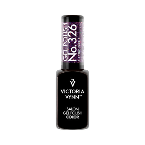 Gel Polish 326 Electro Purple 8ml Victoria Vynn flash reflective collection Disco Fever