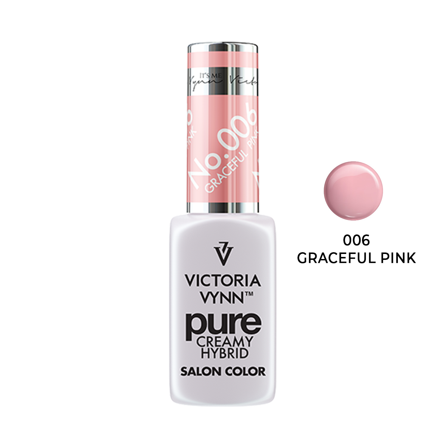 Gel Polish Pure Creamy Hybrid No.006 Graceful Pink Victoria Vynn