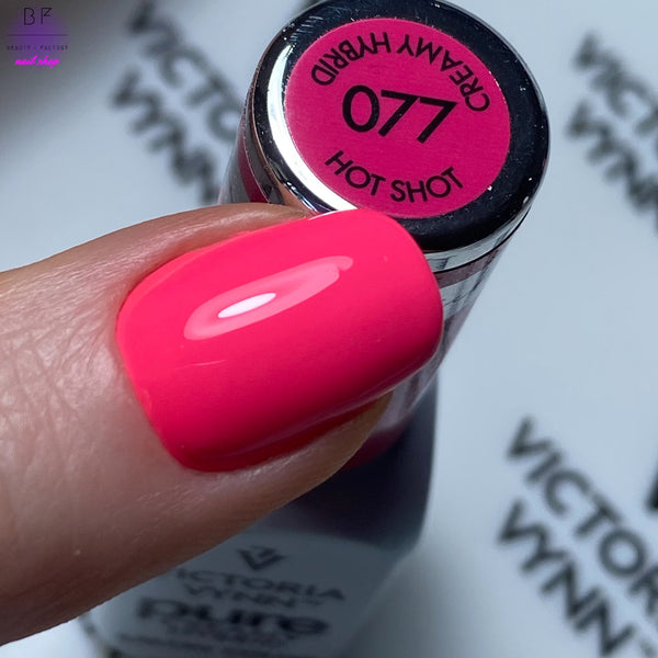 Pure Creamy Hybrid Hot Shot 077 8ml pink gel polish uk Victoria Vynn
