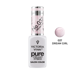 Gel Polish Pure Creamy Hybrid No. 037 Dream Girl pink glitter Victoria Vynn
