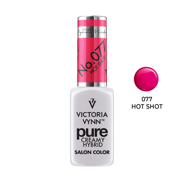 Pure Creamy Hybrid Hot Shot 077 8ml Victoria Vynn gel polish pink