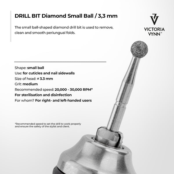 DRILL BIT Diamond Small Ball / 3,3mm Victoria Vynn