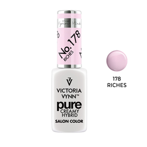 Victoria Vynn Pure Creamy Hybrid Riches 178 8ml transparent gel polish uk northern ireland 