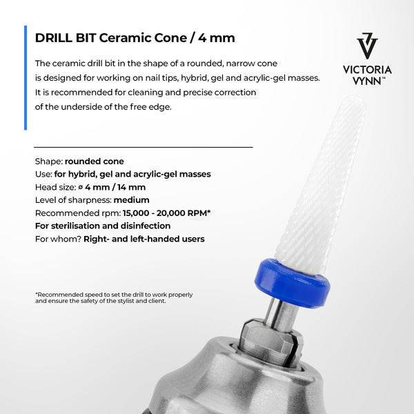 DRILL BIT Ceramic Cone / 4mm Victoria Vynn