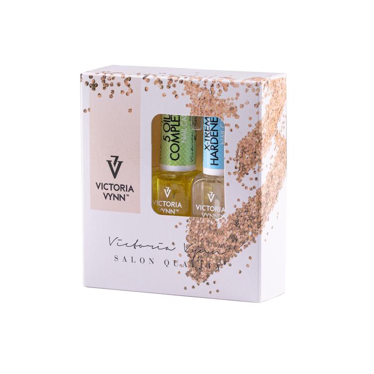 2 pack nail care Victoria Vynn cuticle oil and hardener conditioner