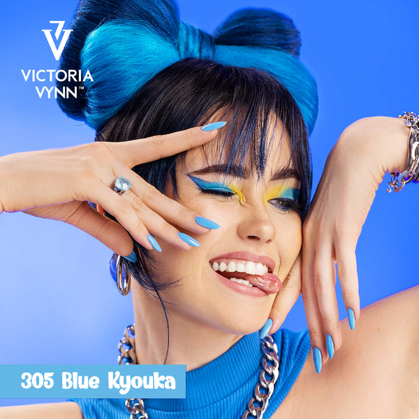 Victoria Vynn Anime Vibe Gel Polish No.305 Blue Kyouka