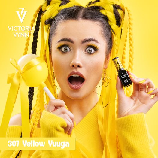 Victoria Vynn Anime Vibe GEL POLISH 307 Yellow Yuuga 8ml