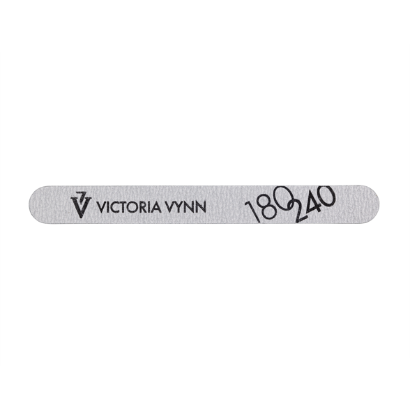 White straight nail file 180/240, 10pcs SAVER PACK Victoria Vynn Northern Ireland UK