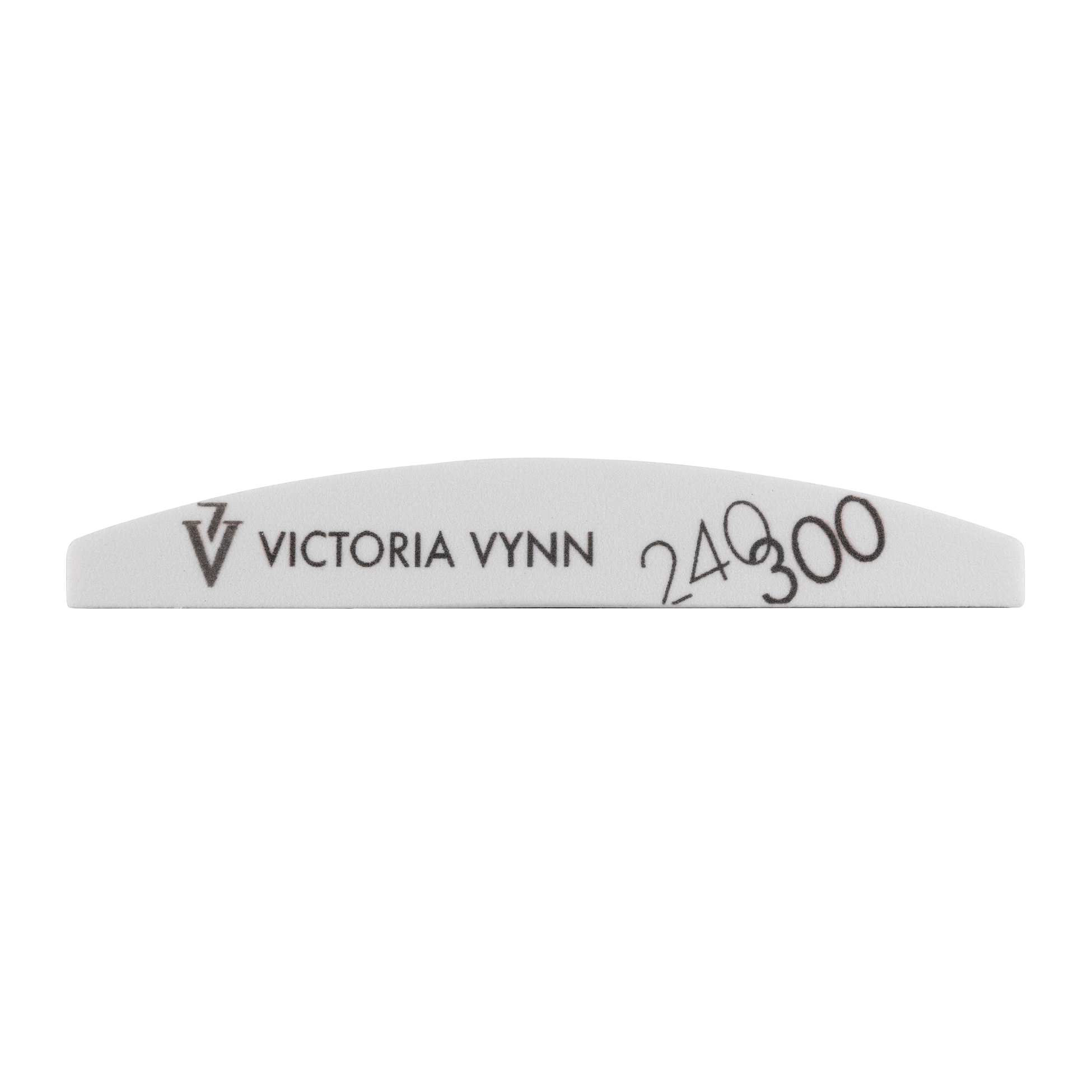 Nail buffer, polisher 240/300 crescent, white Victoria Vynn Northern Ireland UK