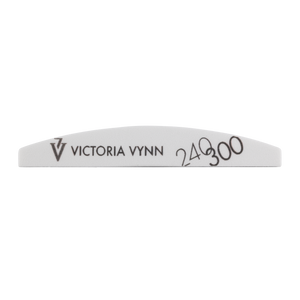 Nail buffer, polisher 240/300 crescent, white Victoria Vynn Northern Ireland UK