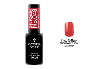 Gel Polish red glitter shimmer Color Broadways Show 048 8ml Victoria Vynn