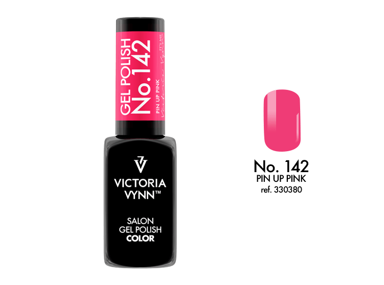 Gel Polish Color Pin Up Pink 142 8ml
