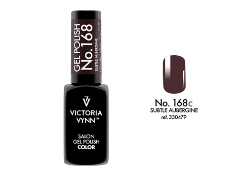 sale - Gel Polish Color Subtle Aubergine 168 8ml