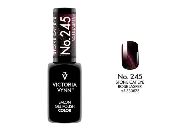 Victoria Vynn Gel Polish Color Stone Cat Eye Rose Jasper 245 8ml