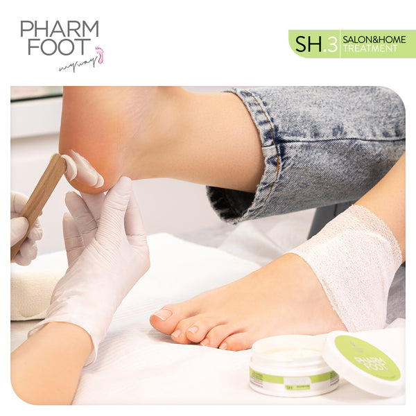 CRACKED HEEL PROTECTOR - PROTECTIVE OINTMENT FOR CRACKING HEELS WITH OZONE OIL 200ml Pharm Foot