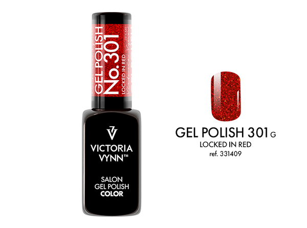 gel polish 301 Victoria Vynn Locked In Red