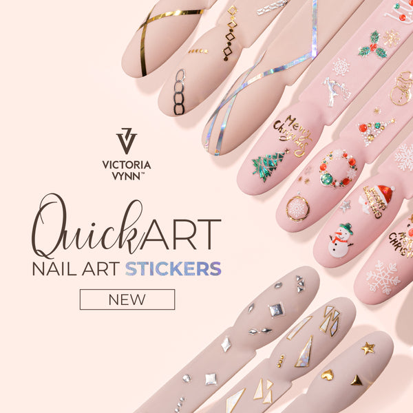 Quick Art Nail Sticker 09, large Victoria Vynn