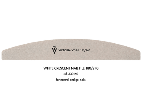 Victoria Vynn White crescent nail file 180/240