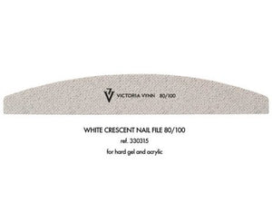 Victoria Vynn White crescent nail file 80/100