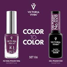color to color Victoria Vynn Gel polish 028 Sugar Plum purple nail polish