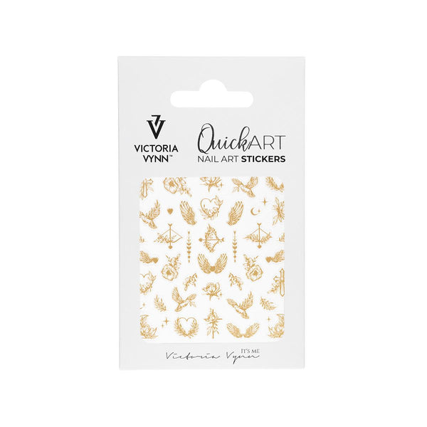 Quick Art Nail Sticker 02, medium  Victoria Vynn gold