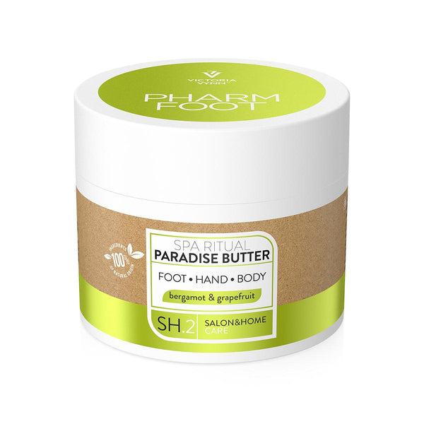 PHARM FOOT SPA RITUAL PARADISE TOUCH SET  SCRUB AND BUTTER FOR FOOT, HAND AND BODY bergamot & grapefruit
